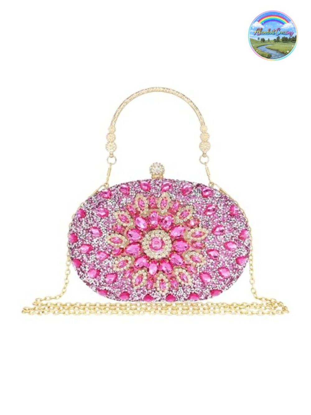 Rhinestone Clutch Purses for Women Evening Bag Sparkly Handbag